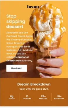 “Stop skipping dessert” — National Dessert Day.