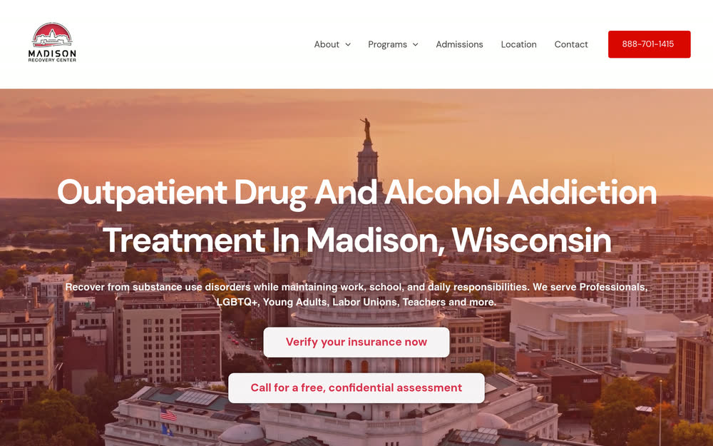 Madison Recovery website.