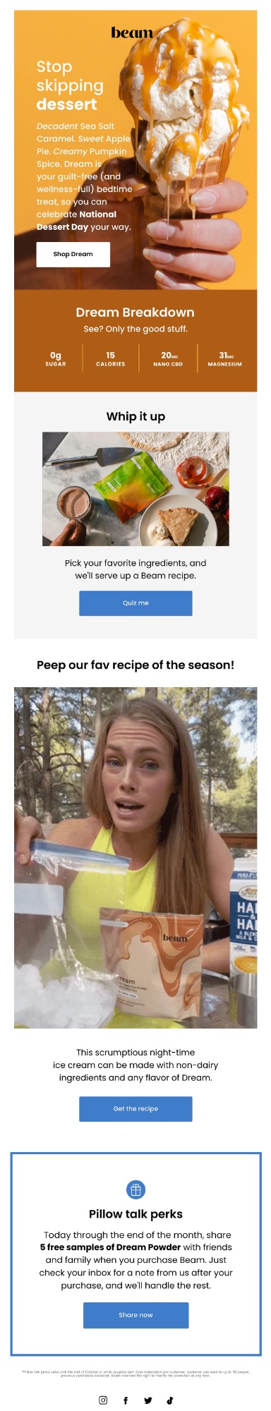 Beam Dessert Campaign